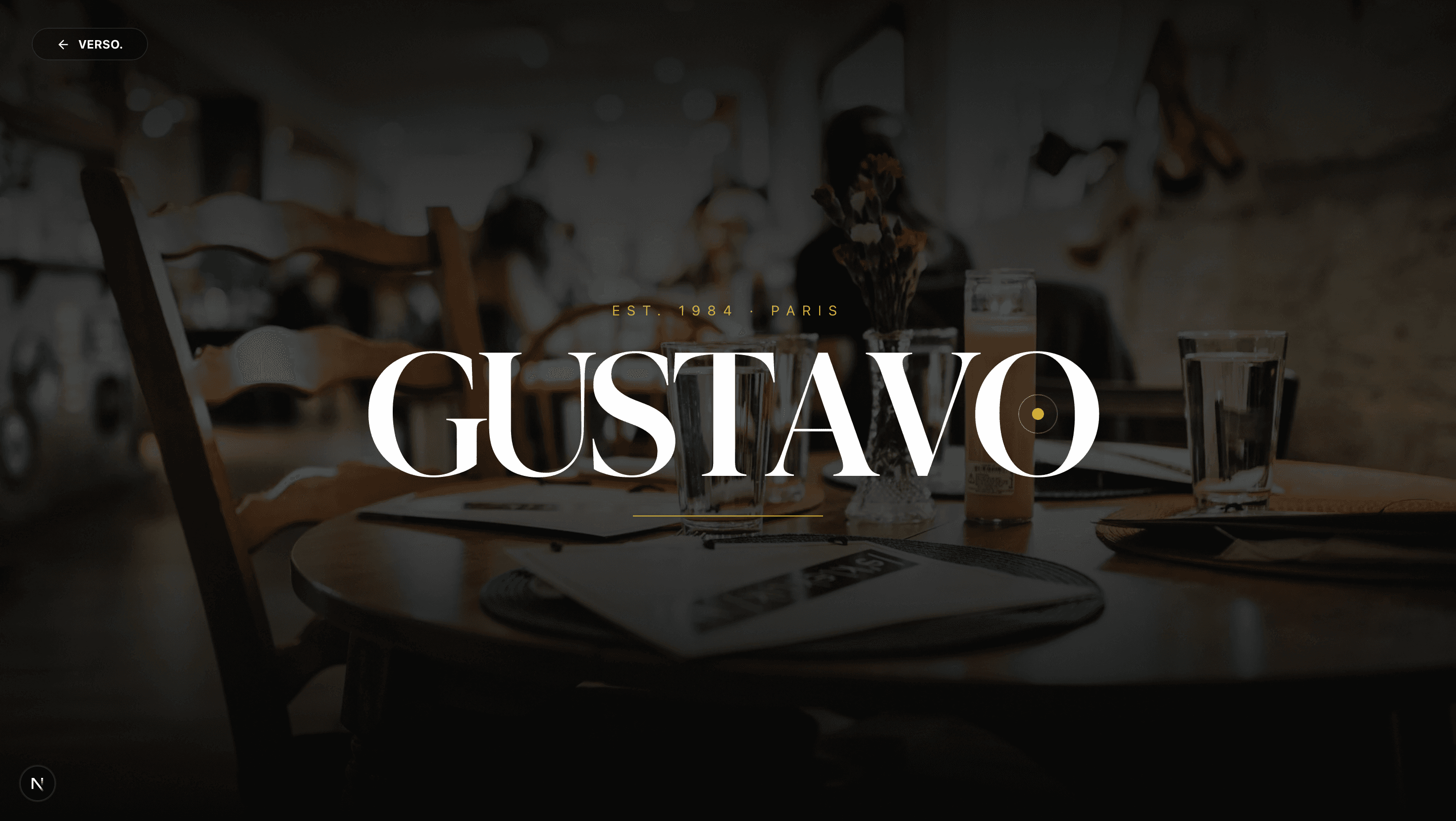 Projet Restaurant Chic - Restauration